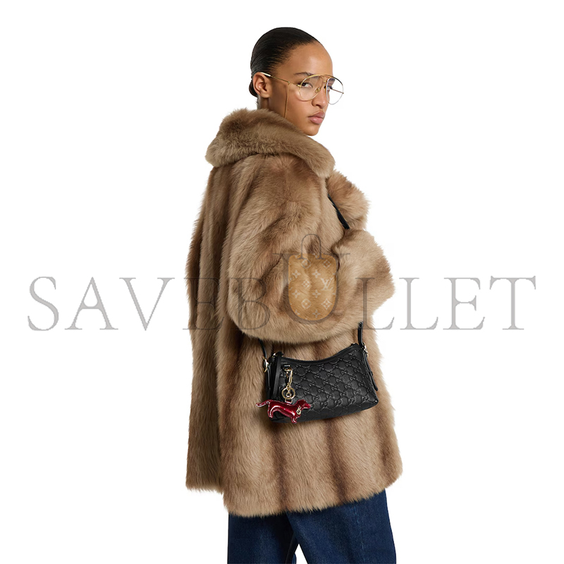GUCCI GG EMBLEM SMALL SHOULDER BAG 847450 (22*14*8cm) GUCCI GG EMBLEM SMALL SHOULDER BAG 847450 (22*14*8cm)
